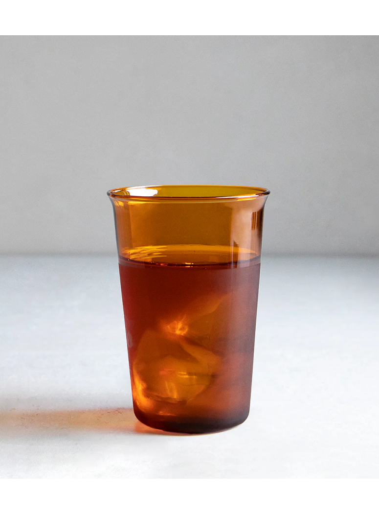 Kinto Cast Amber Glass 430ml /14.6 oz