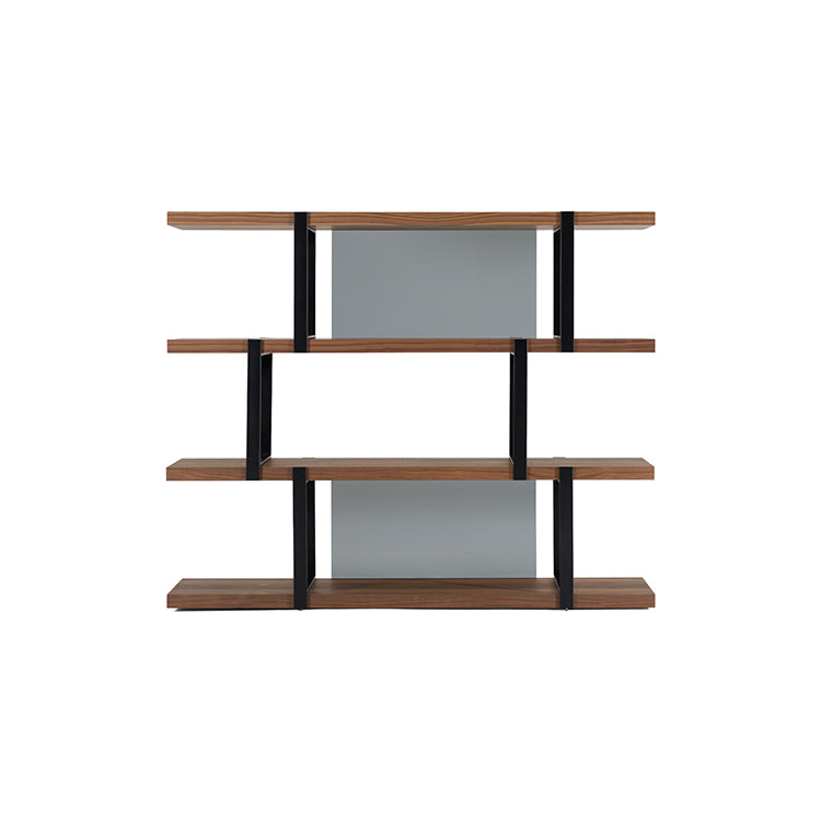 Brewy Walnut & Black Bookshelf