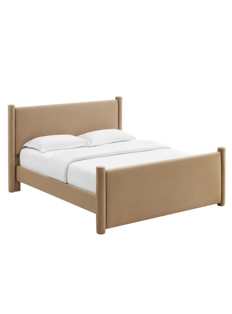 Mariselle King Plaform Bed,Taupe