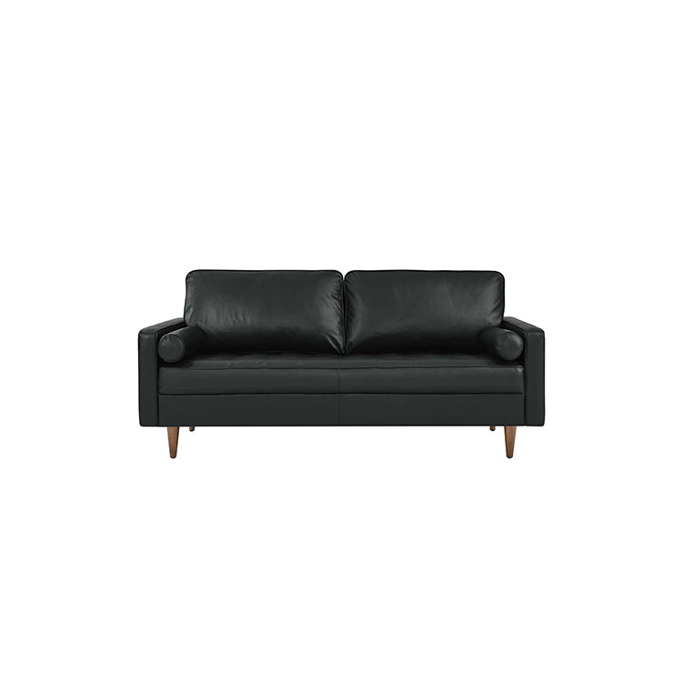 Vodoo Leather Sofa, black