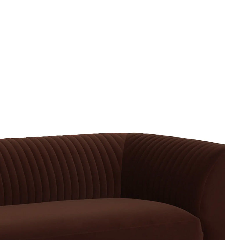 Kensington Sectional Left, warm brown