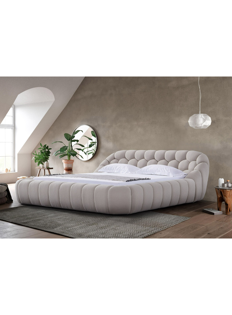 Veridian Queen Bed, Beige