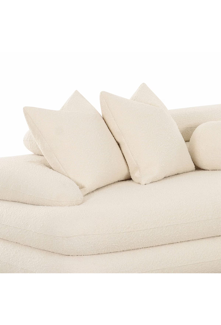 Restopia Cream Boucle LAF Sectional