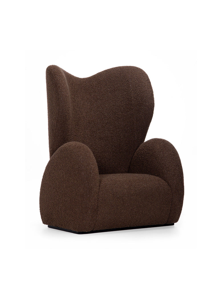 Anselm Lounge Chair, brown