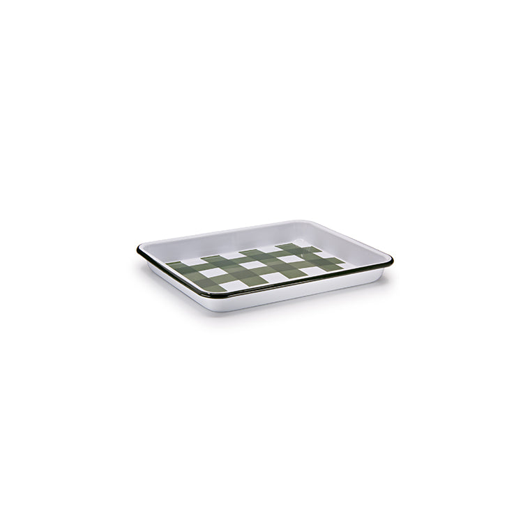Crow Canyon Max Humphrey x CCH Gingham Small Rectangle Tray