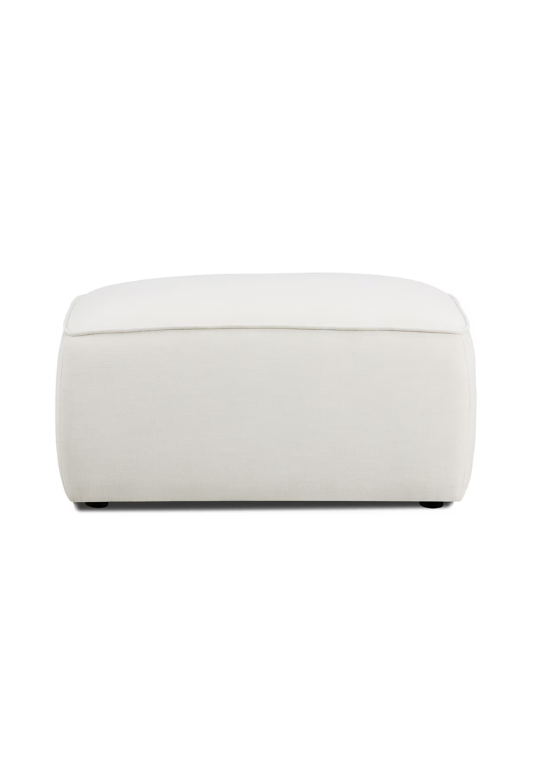 Syntara Linen Ottoman, Sand