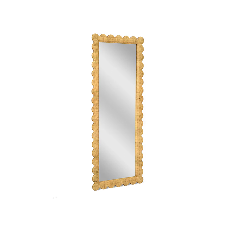 Baha Long Natural Rattan Wall Mirror