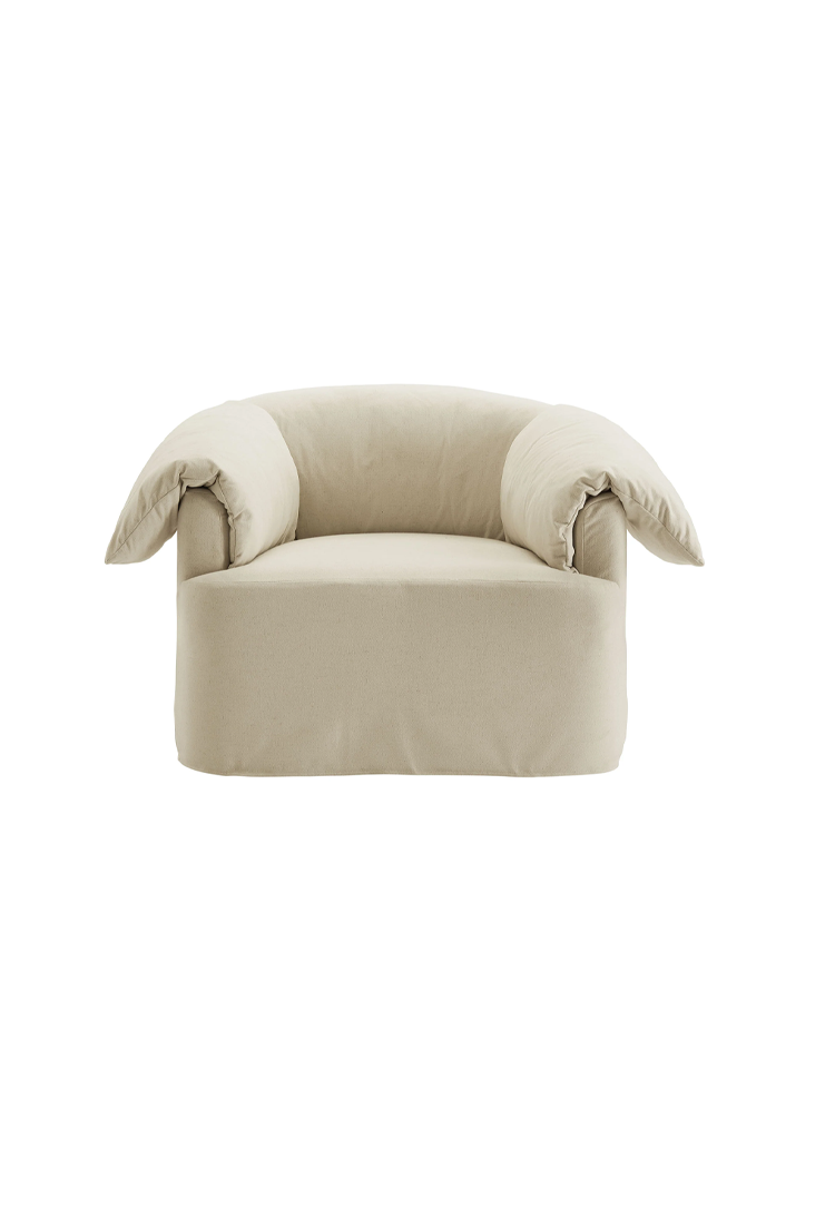 Euphoria Fabric Armchair,Linen