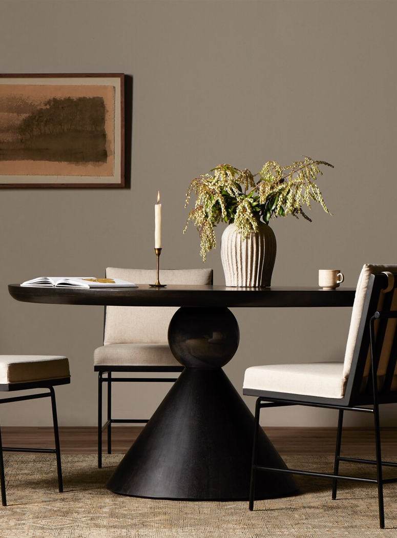 Four Hands Bibianna Dining Table,black