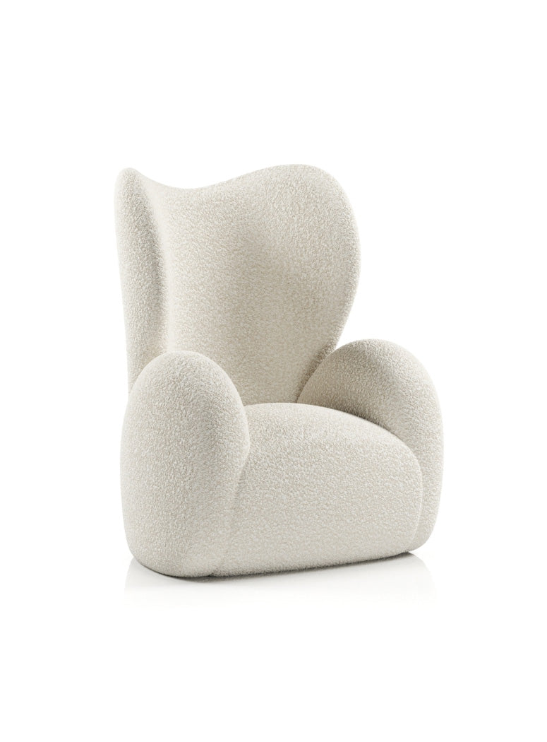 Anselm Lounge Chair, white