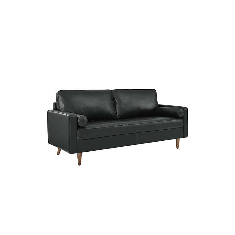 Vodoo Leather Sofa, black