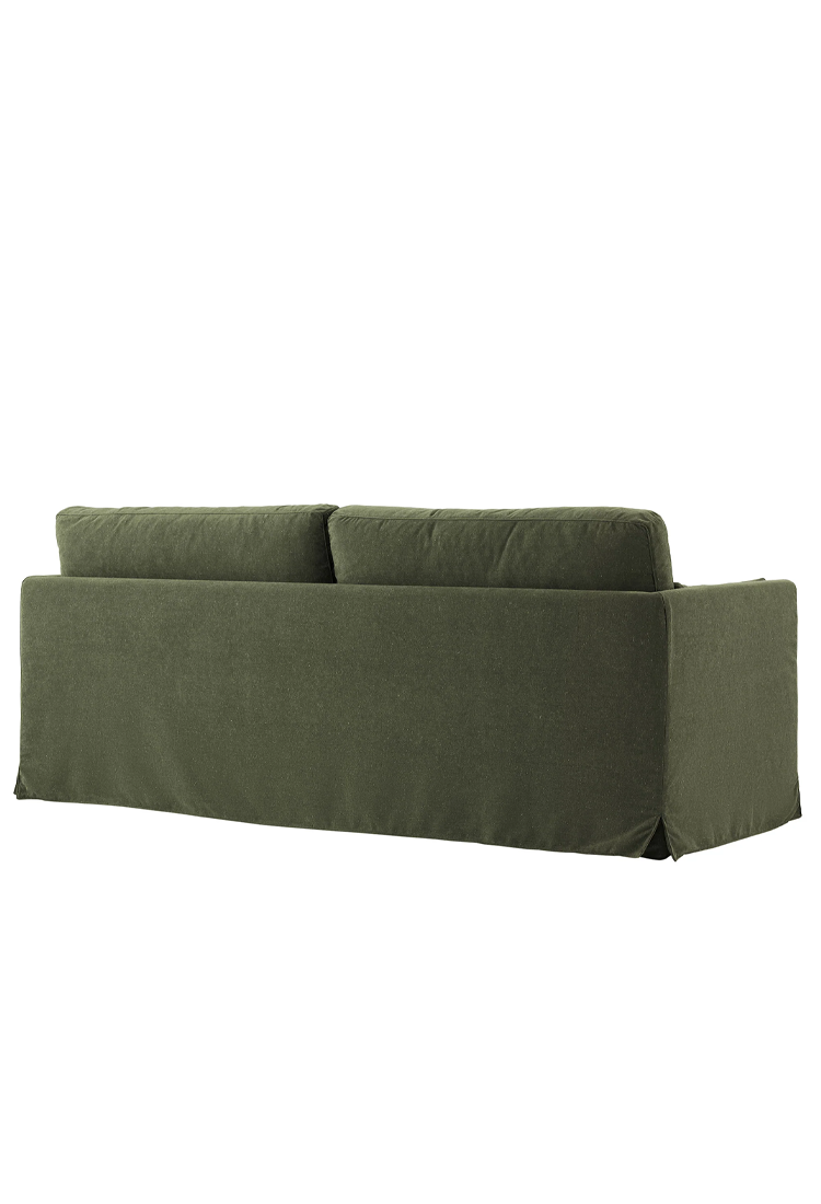 Leisure 85" Fabric Sofa,Sage