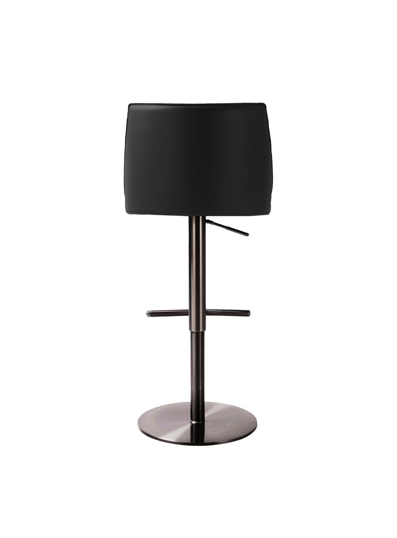 Gizmo Leater on Adjustable Stool,black