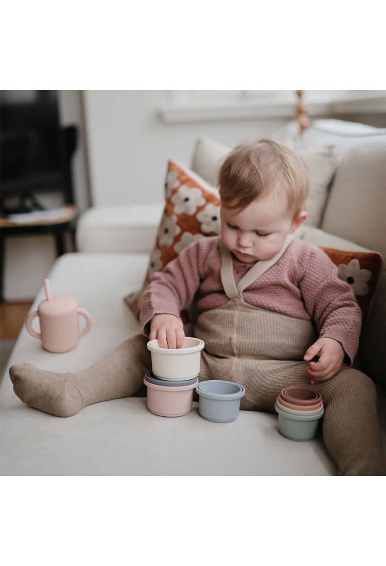 Mushie Stacking Cups Toy, Original