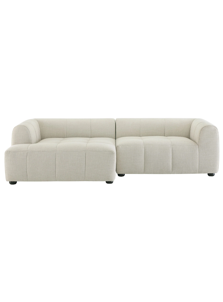 Axiom Sofa with Chaise,linen