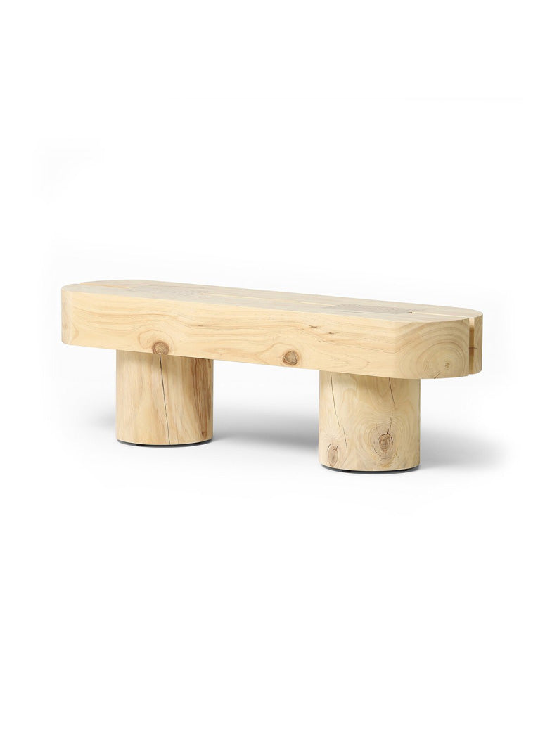 Four Hands Conroy Accent Bench,natural