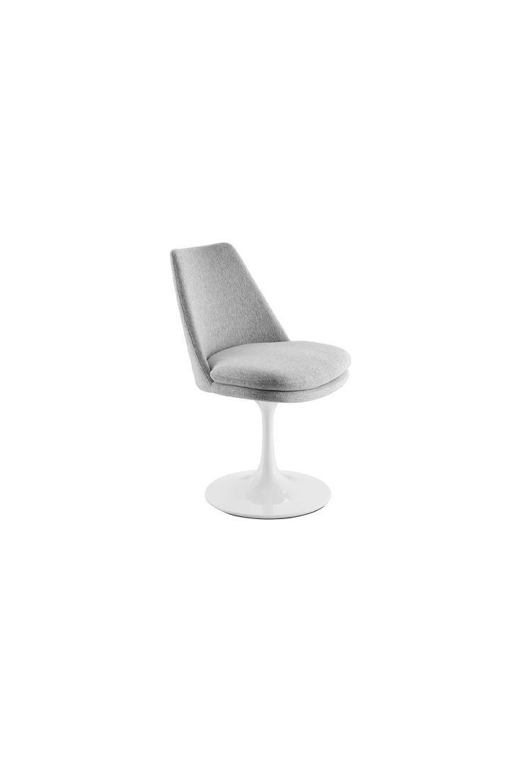 Lily Swiel Dining Chair,White Light Gray