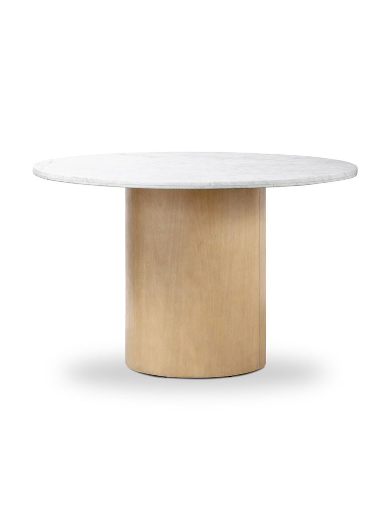 Four Hands Pilo Dining Table,White Marble