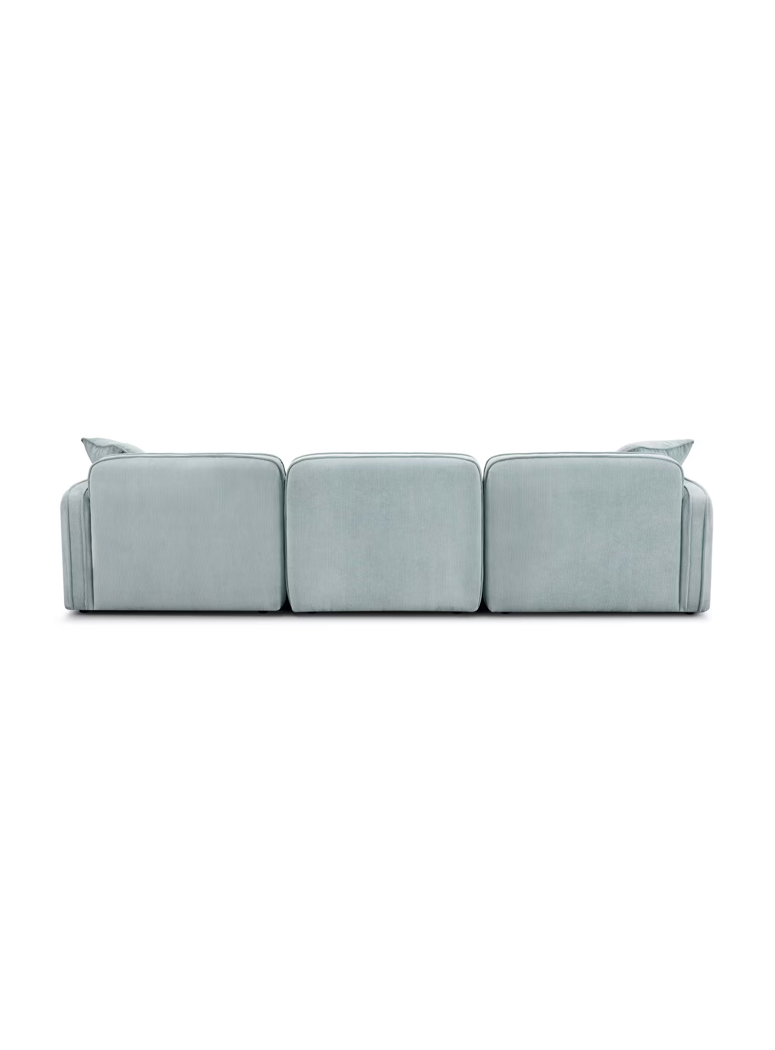 Syntara Linnen Loveseat,Light Green