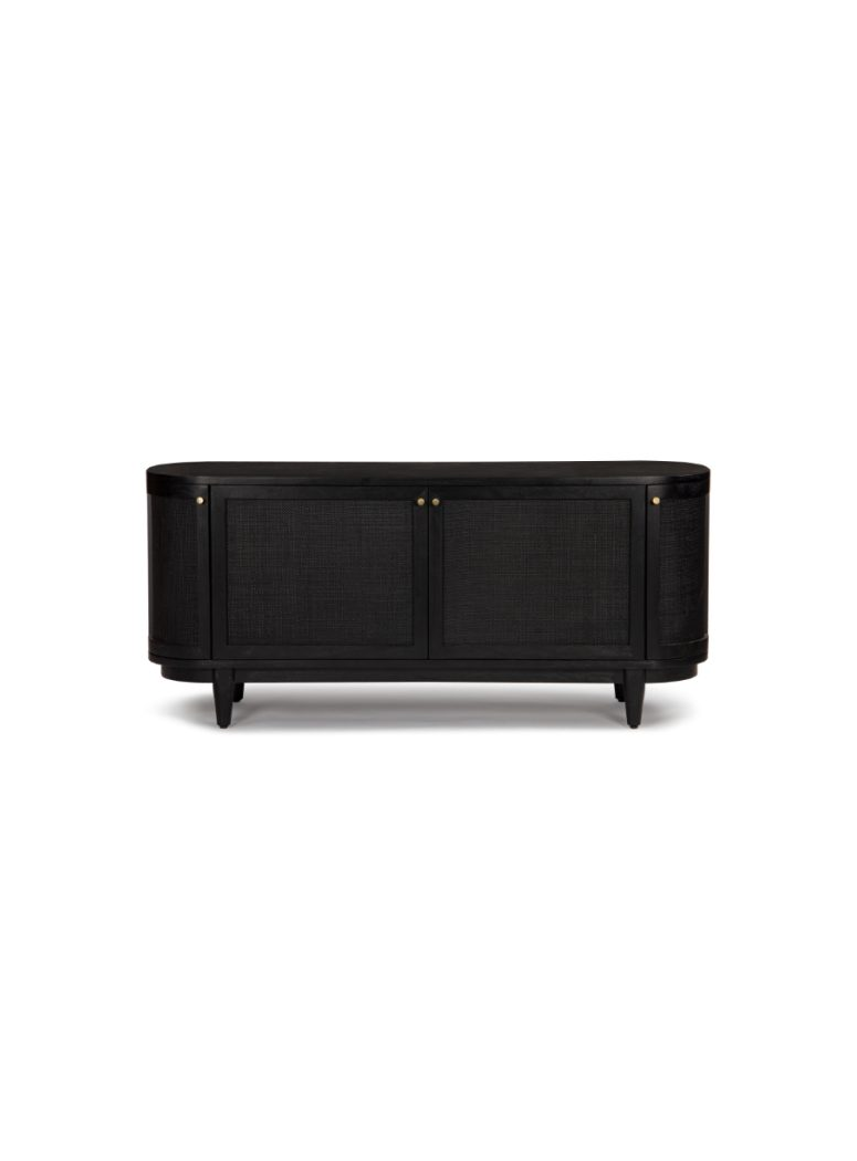 Couture 68" Media Stand,charcoal