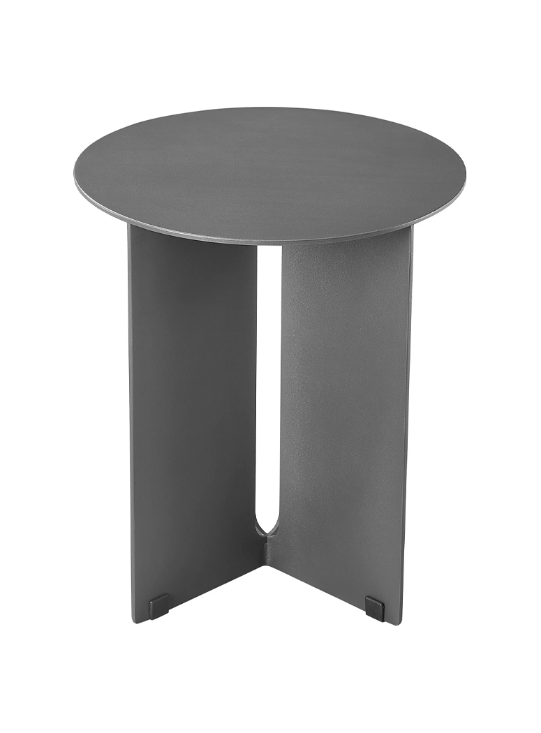 Kaelen Side Table,Charcoal