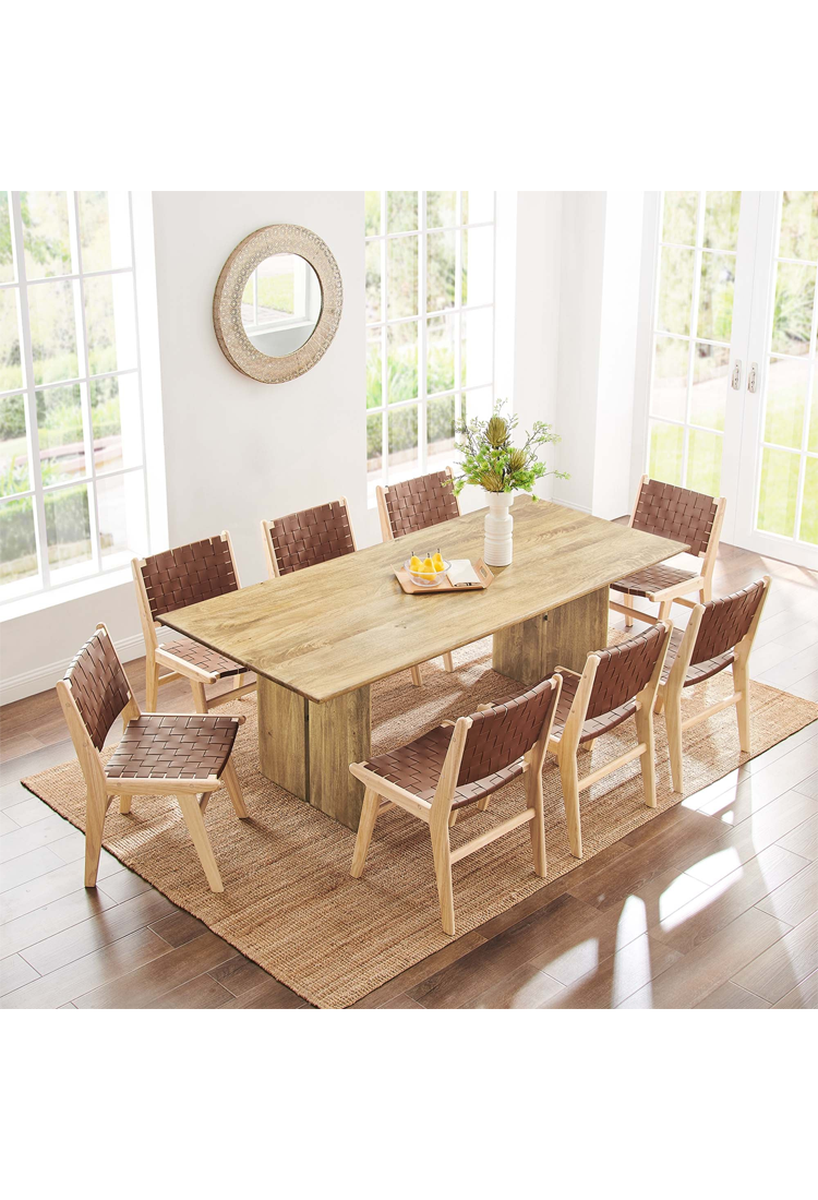 Maiz 86" Dining Table,Oak