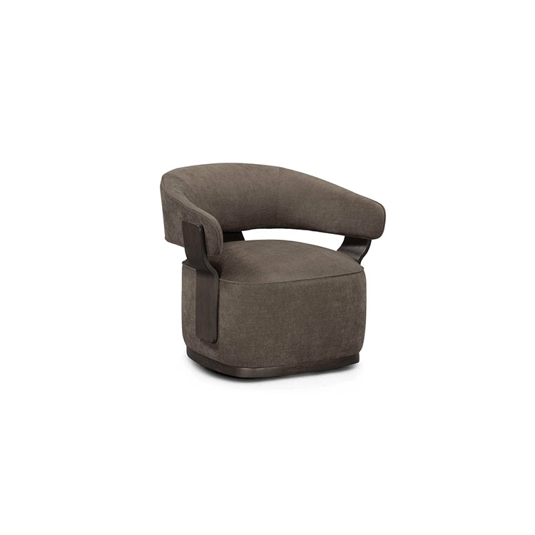 Maddie Swivel Accent Chair, mink
