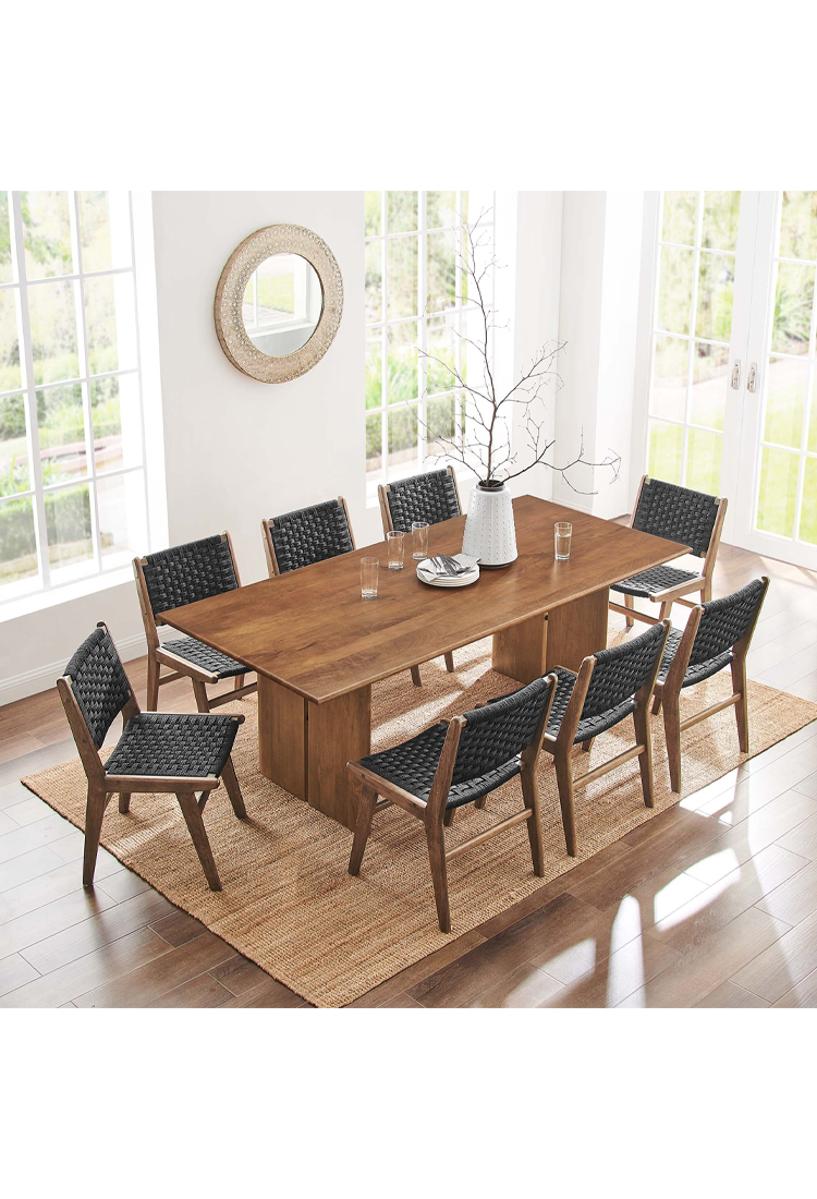 Maiz 86" Dining Table,Walnut