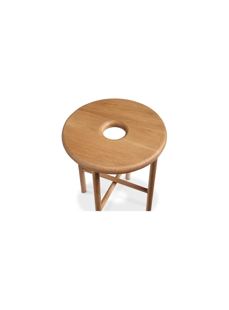 Calixen Stool,Natural Oak