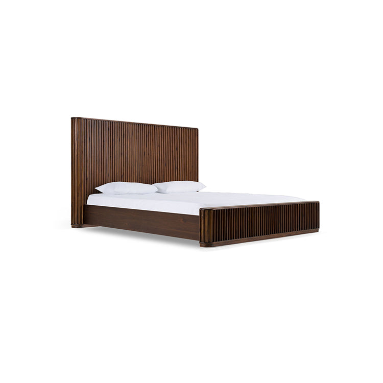 Acacia Walnut Queen Bed