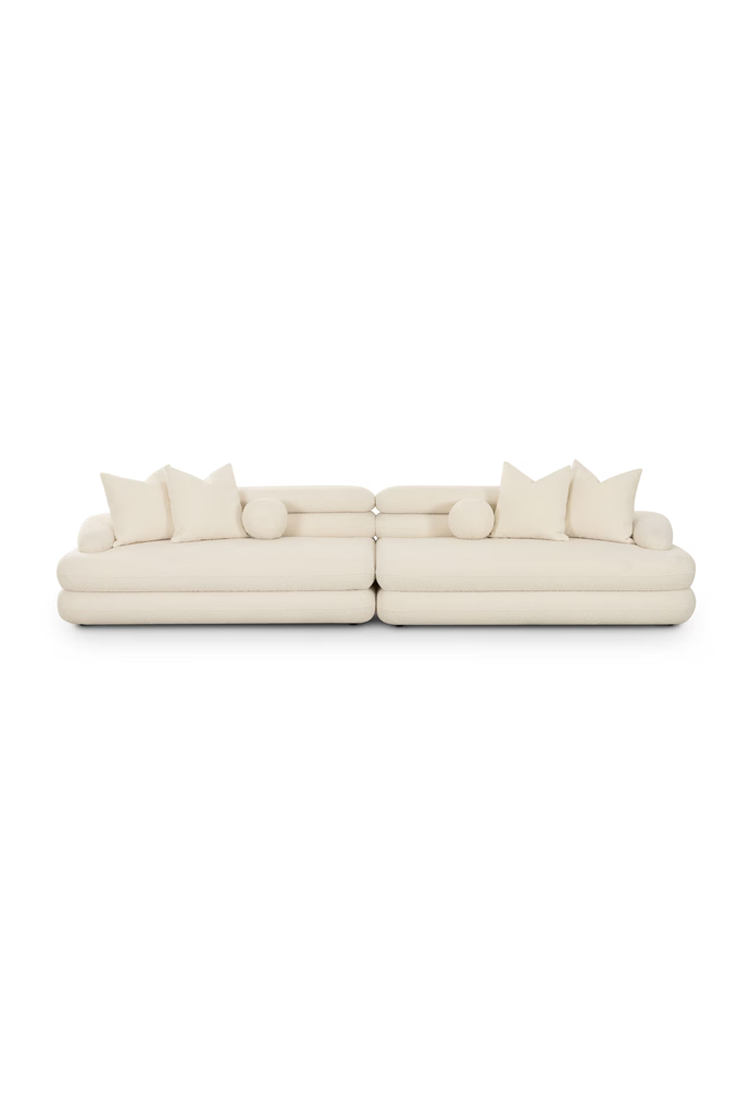 Restopia Cream Boucle Sofa