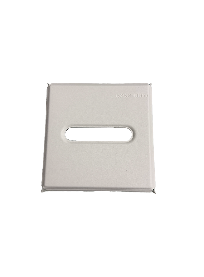 6xs studio Tissue Case (S) White