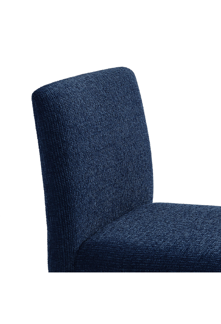 Noviara Fabric Dining Chair,Navy