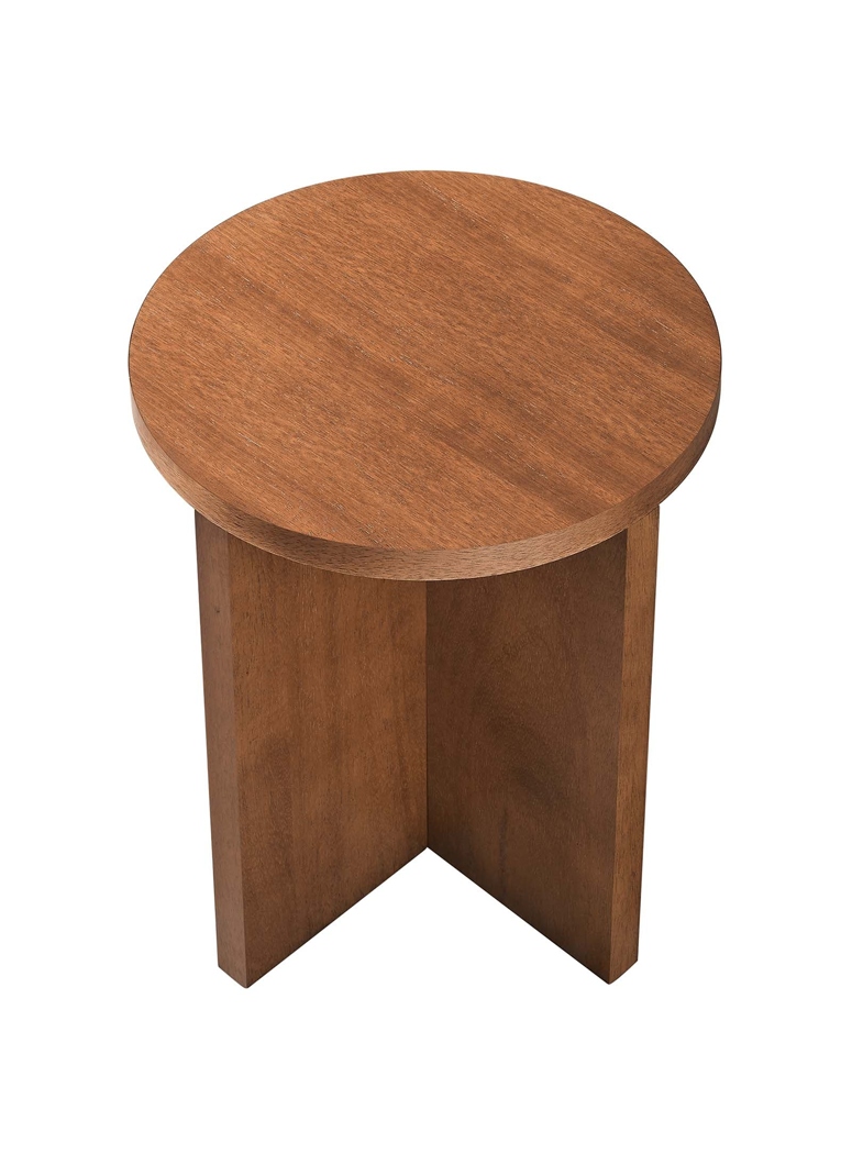 Quinlan Wood Side Table, walnut