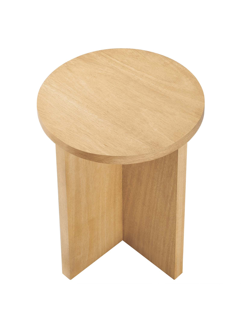 Quinlan Wood Side Table, natural