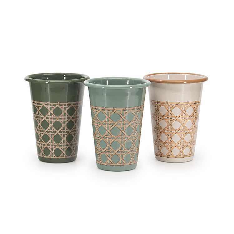 Crow Canyon Domino x CCH Wicker 14 oz Tumbler