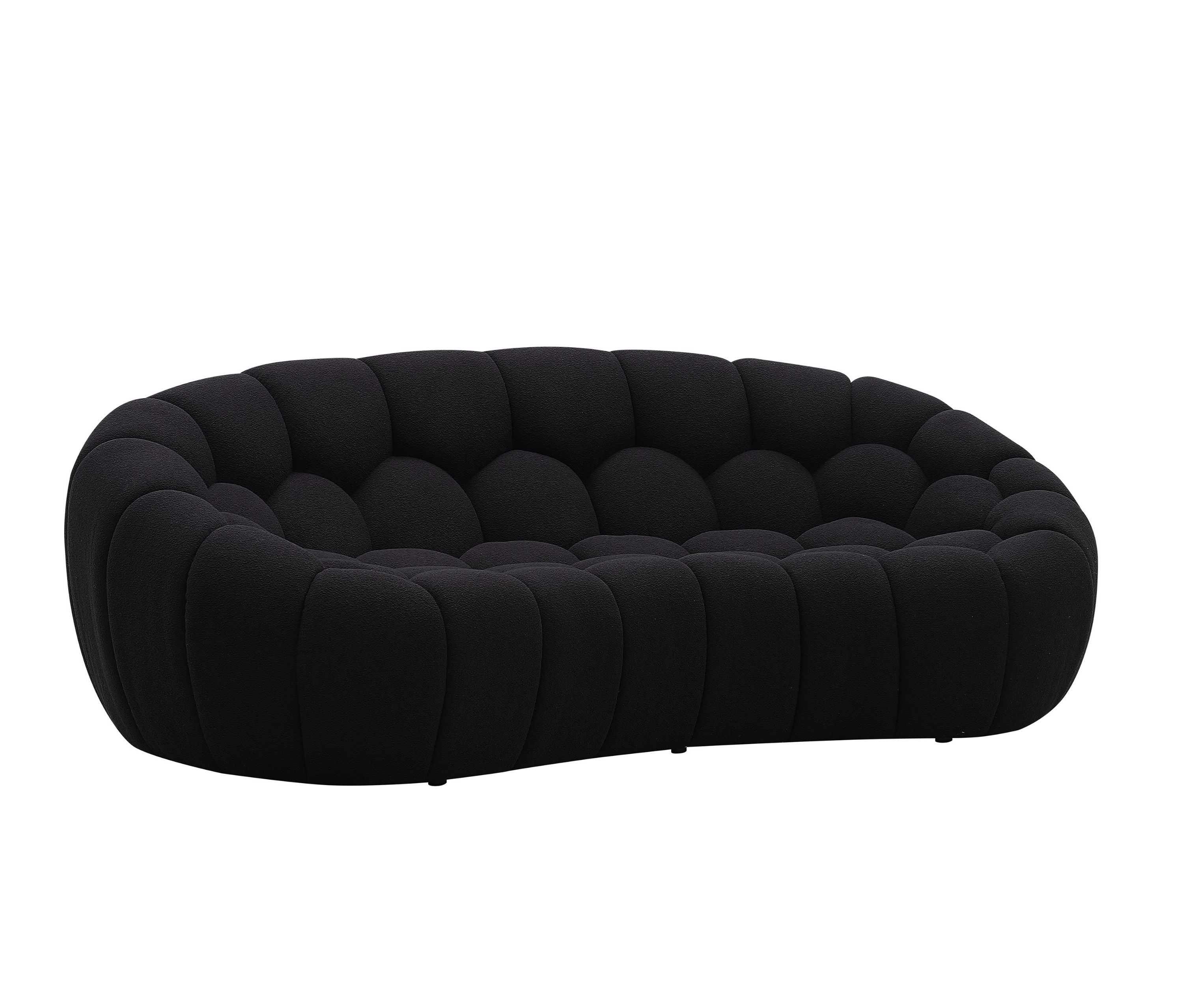 Veridian 86"Sofa, black