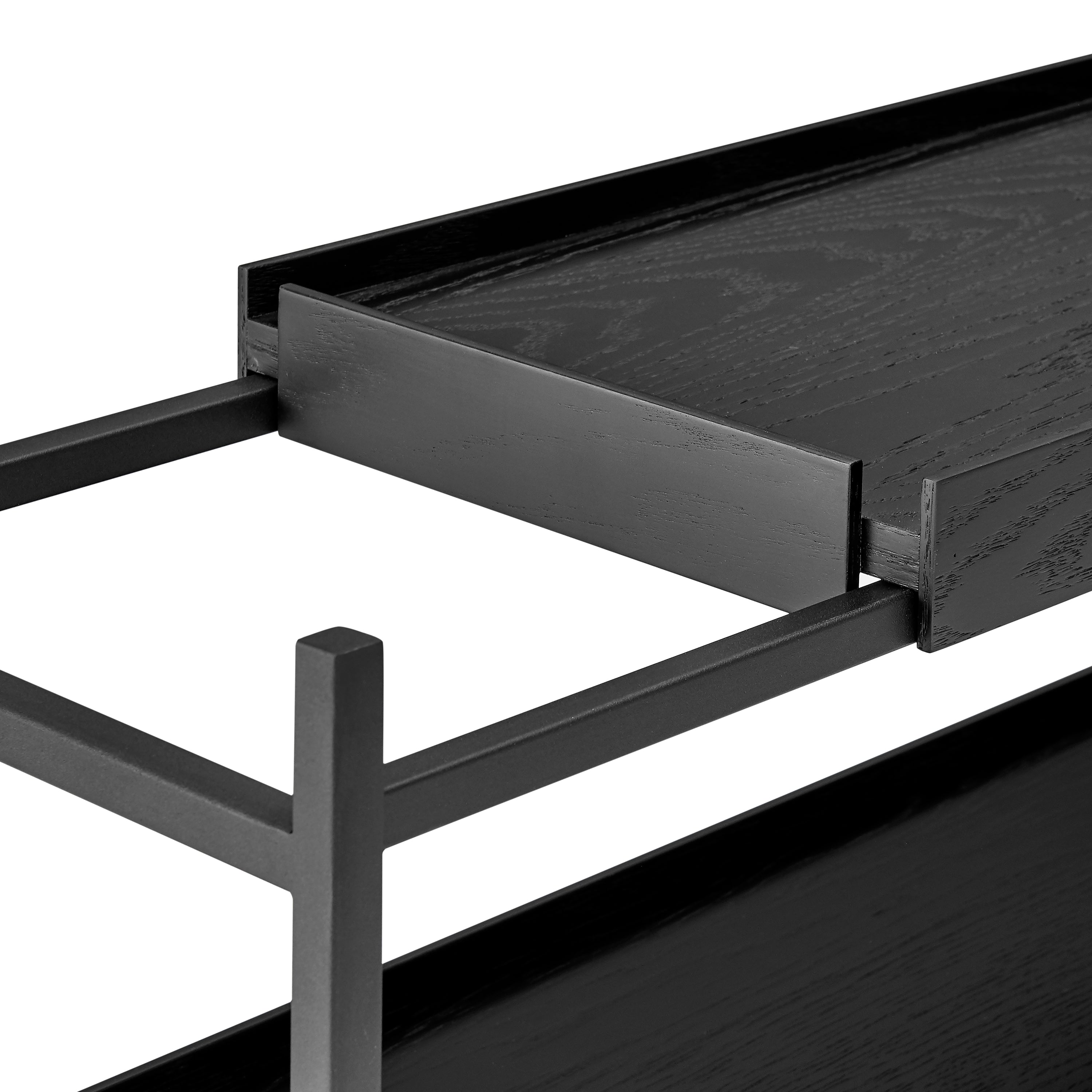 Kura 39" 3-Tier Shelving Unit