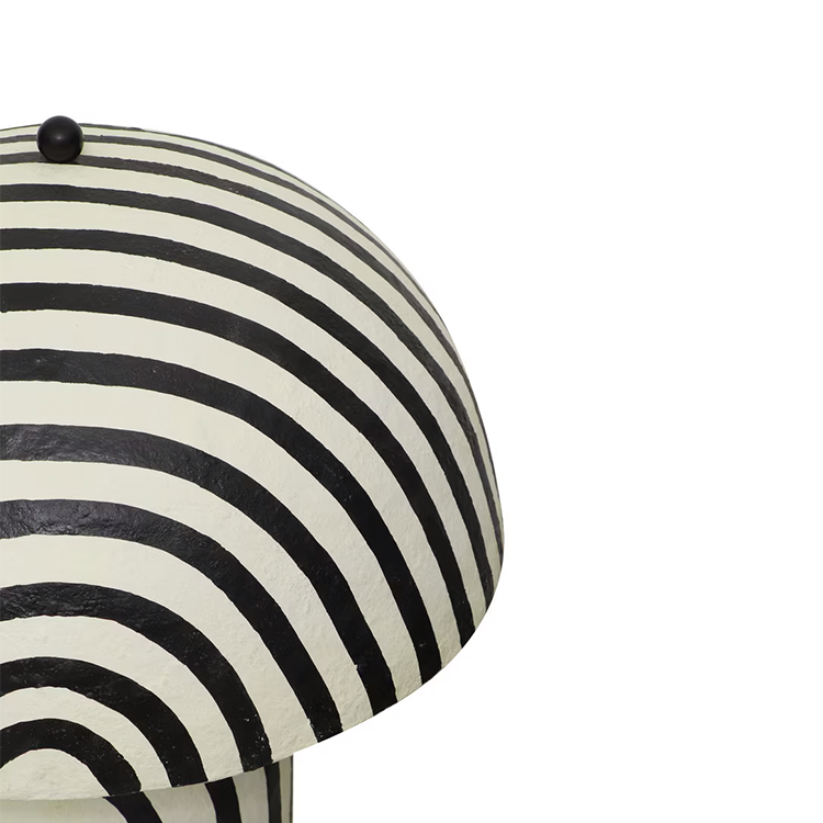 Mai Mache Floor Lamp, Black