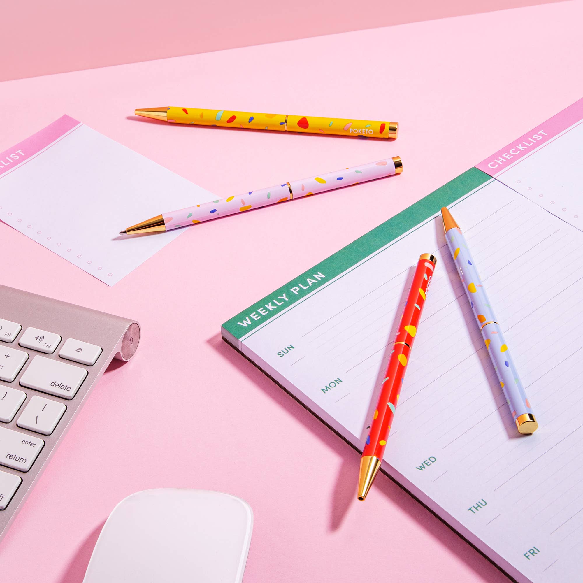 Poketo Pattern Twist Pen