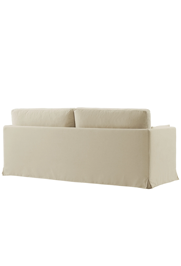 Leisure 85" Fabric Sofa,Linen