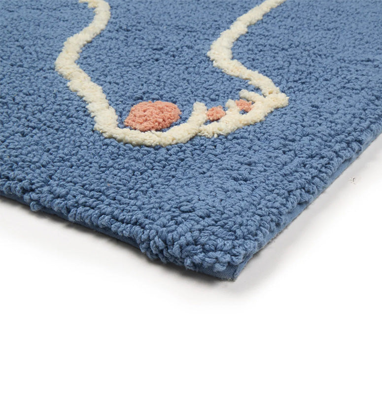 Footsie Bathmat,blue