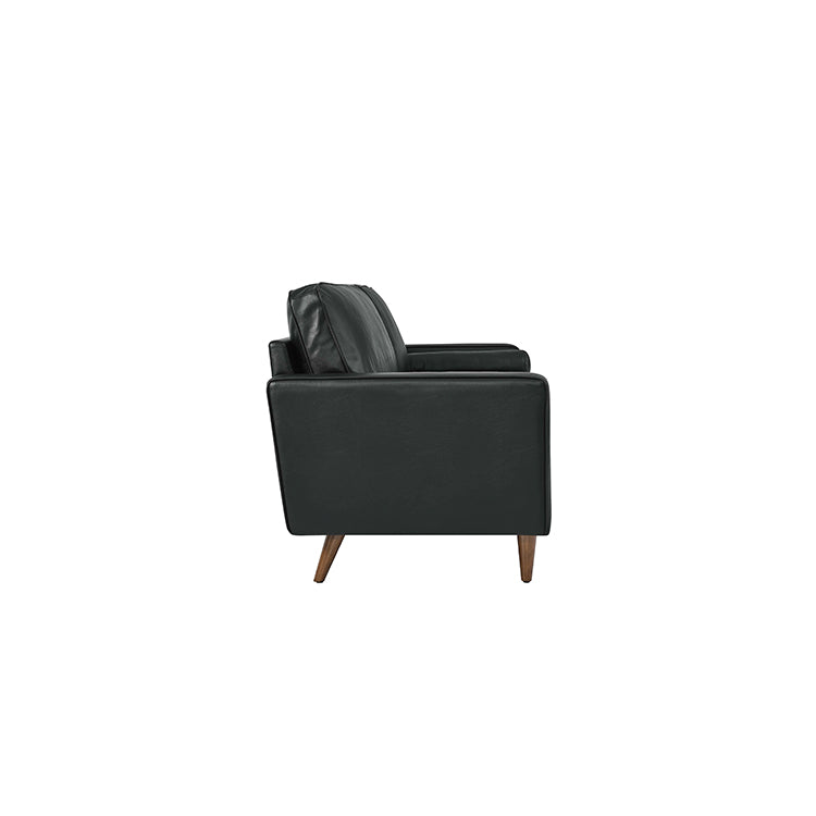 Vodoo Leather Sofa, black