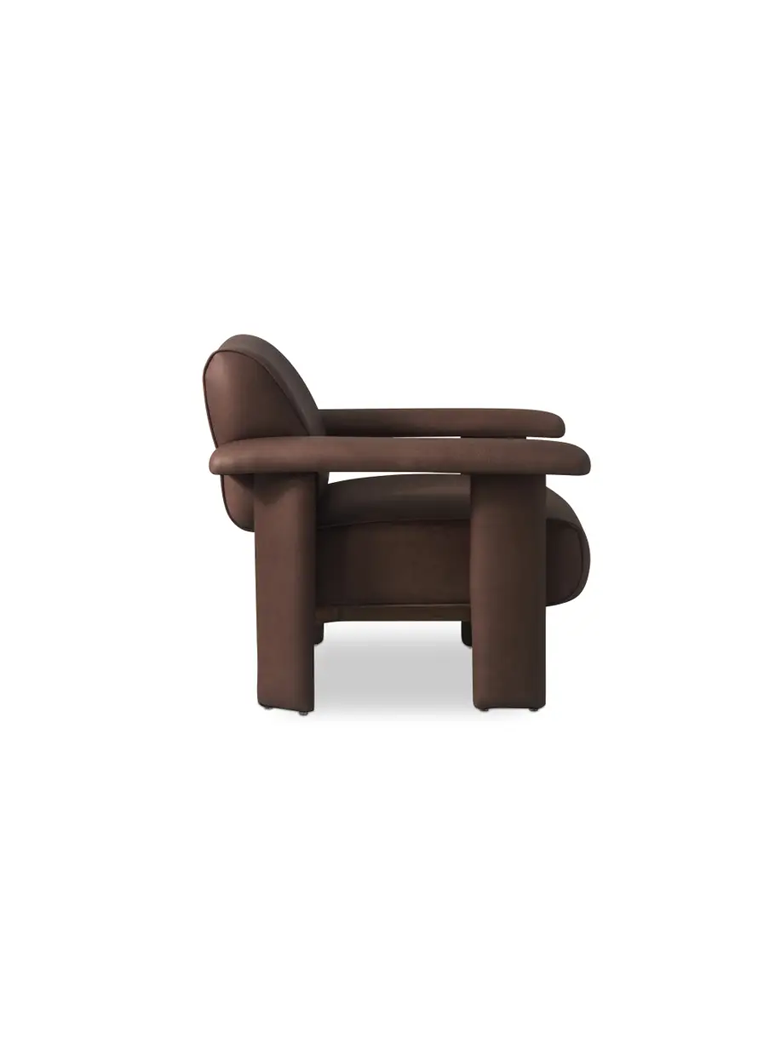 Draketh Lounge Chair,Dark Brown