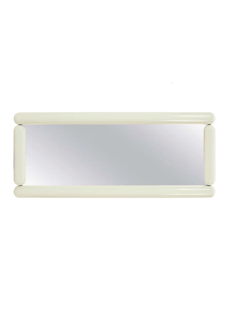 Voss Large Floor Mirror,Cream