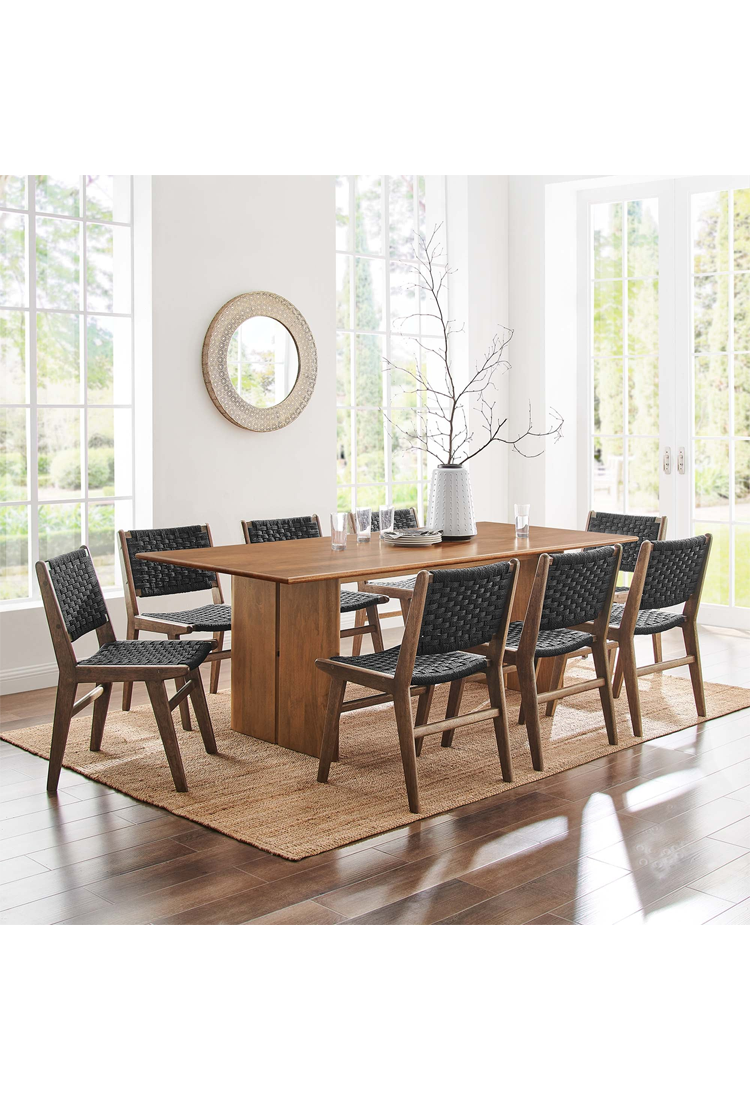 Maiz 86" Dining Table,Walnut