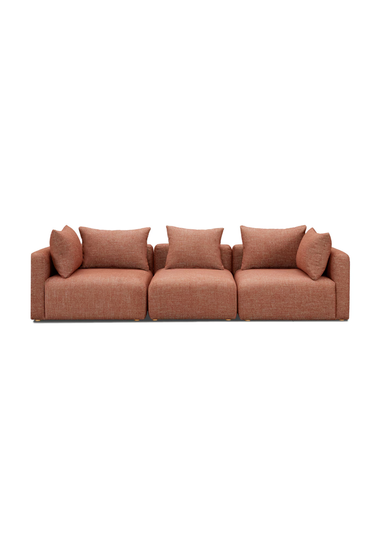 Temis Fabric Sofa,Sedona Red