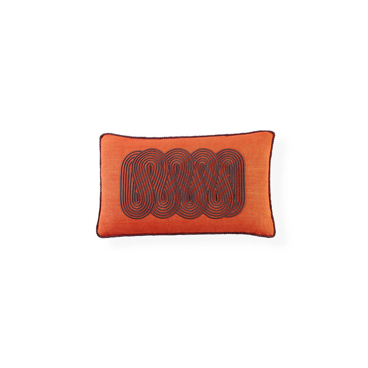 Jonathan Adler Pompidou Tangerine Path Pillow