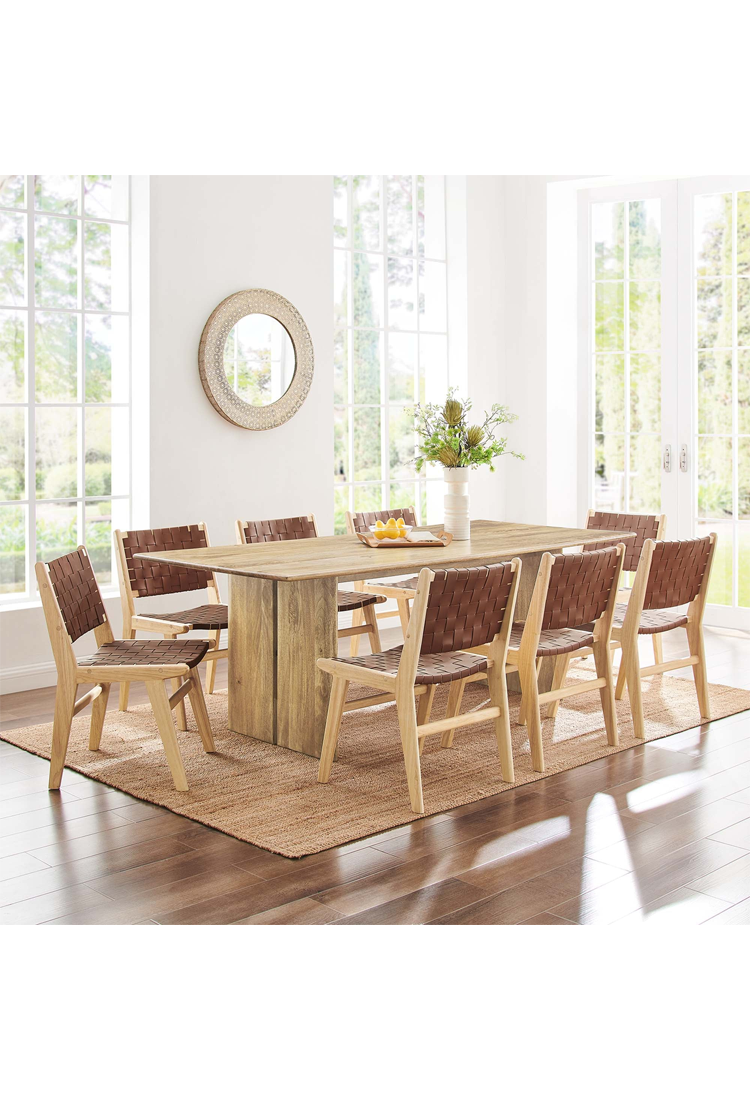 Maiz 86" Dining Table,Oak