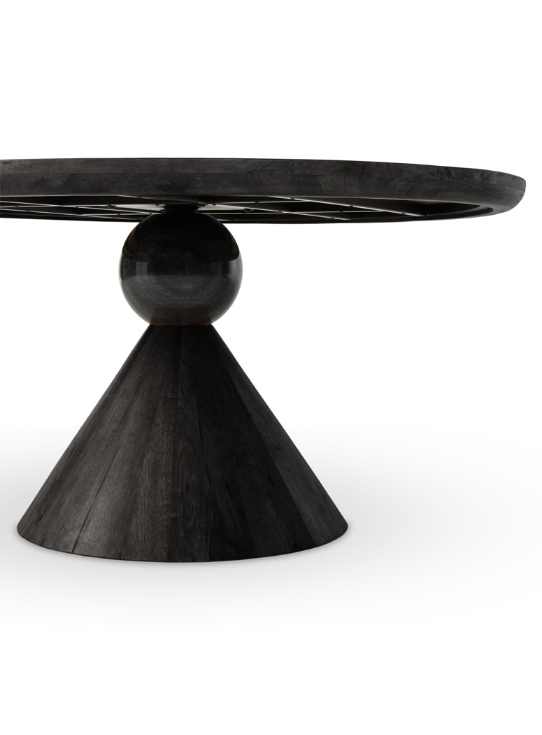 Four Hands Bibianna Dining Table,black